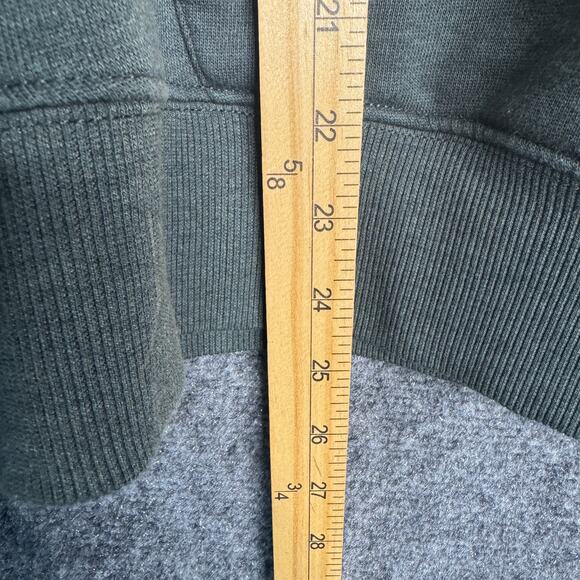 TenTree Banshee Hoodie Women Large Brown Green Colorblock Organic Cotton Neutral - Picture 9 of 12